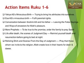Action Items Ruku 1-6
 