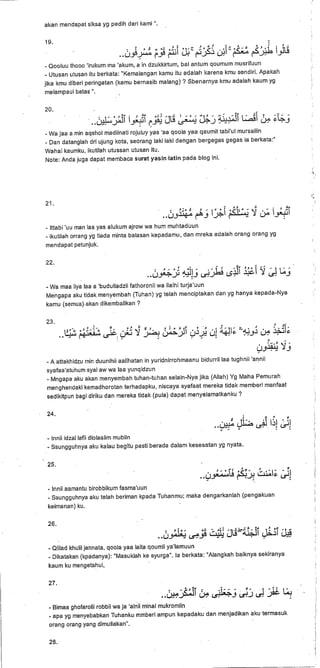 surah yasin rumi dan jawi pdf surah yasin rumi dan jawi pdf