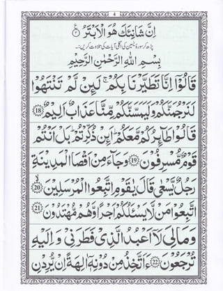 Surah Yaseen (Wird: Zia-ul-Quran)