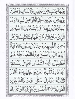 Surah Yaseen (Wird: Zia-ul-Quran)