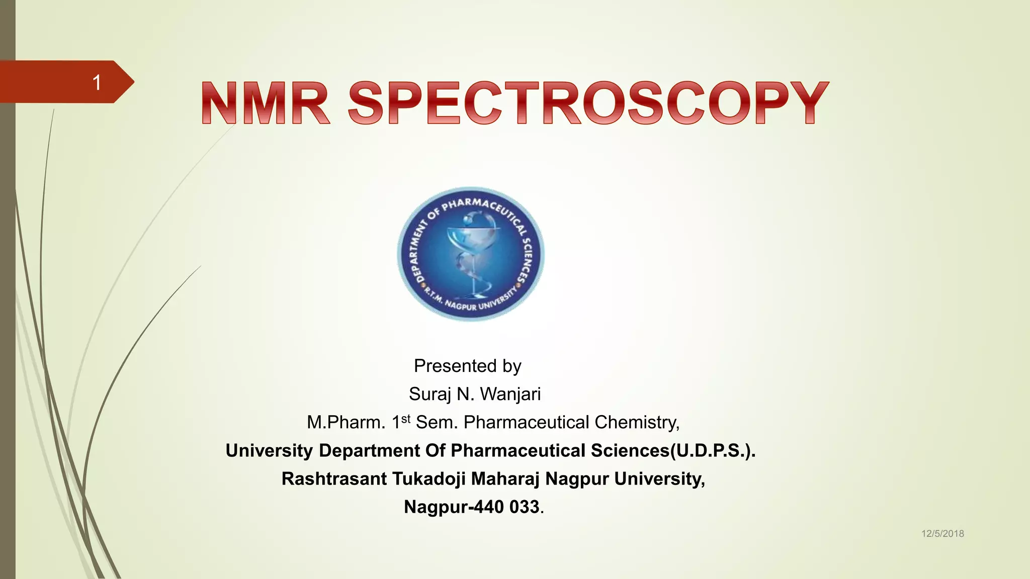 NMR Spectroscopy | PPT