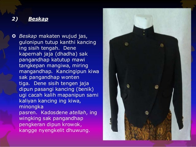 Pakaian Adat Jawa Gagrak Surakarta - misterdudu.com