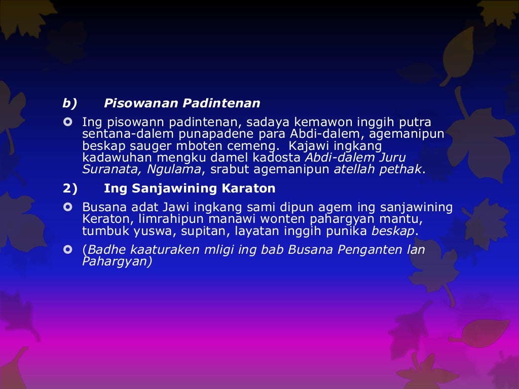 pakaian adat jawa gagrak surakarta