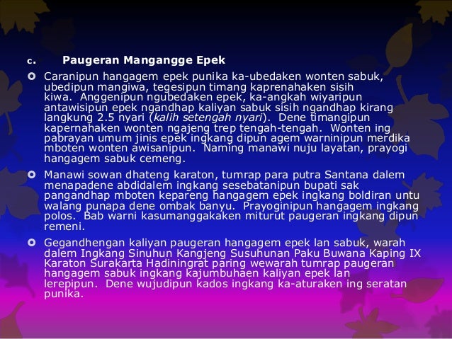 pakaian adat jawa gagrak surakarta