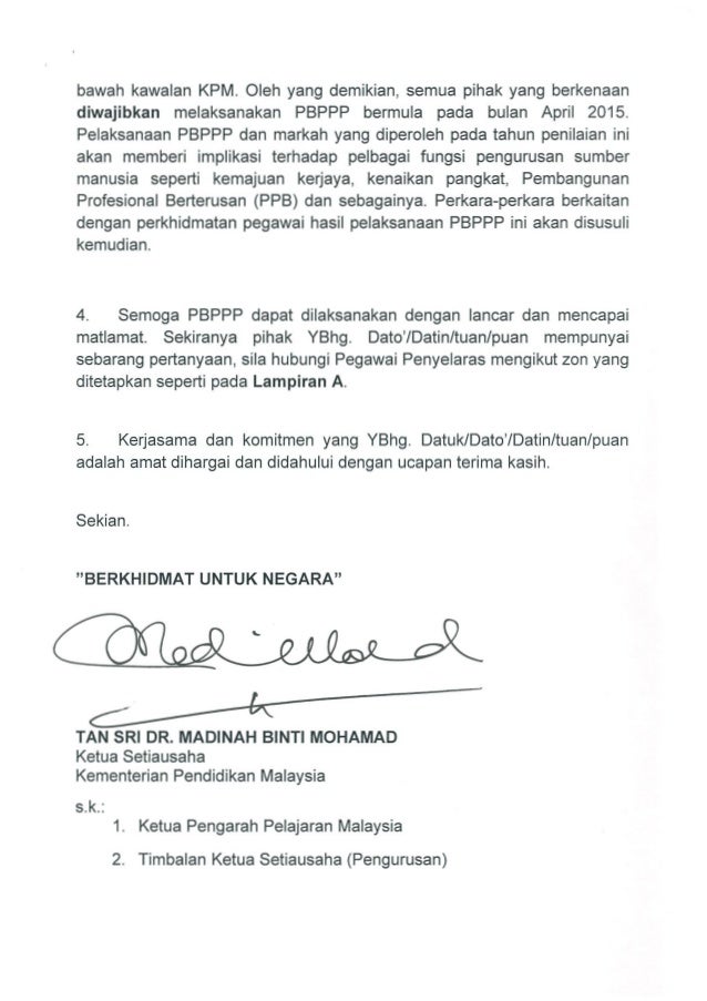 Surat Arahan Pelaksanaan Pbppp