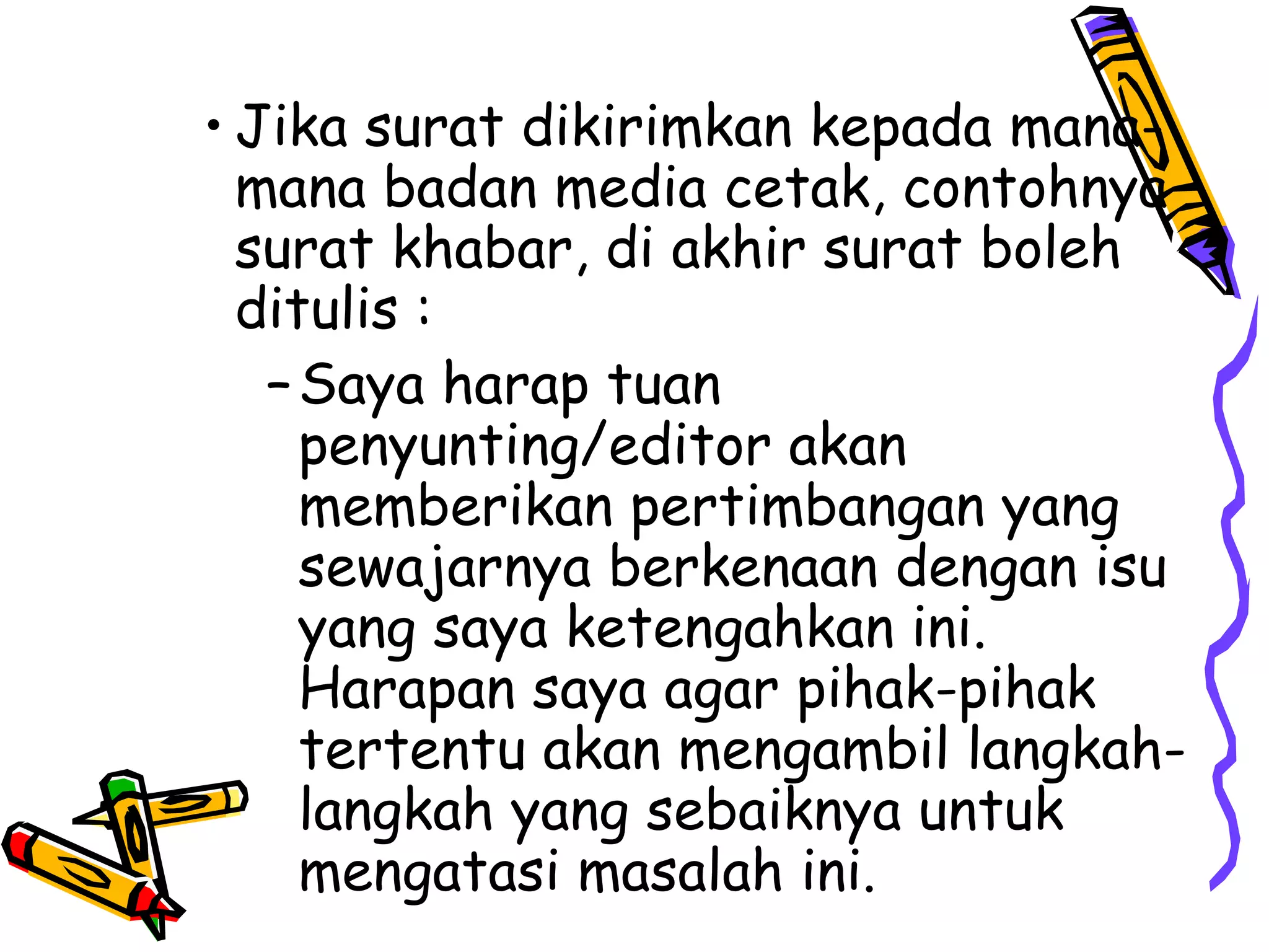 Surat Kiriman Rasmi | PPT