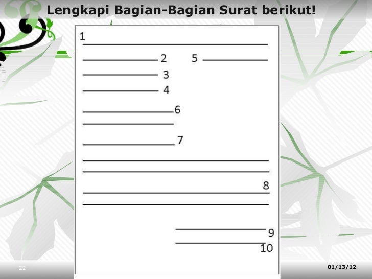 surat in english tembusan Surat menyurat