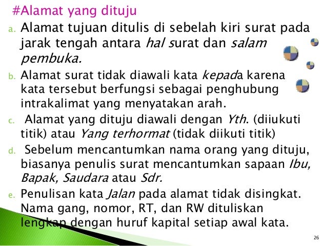 Alamat Surat Kepada Kedutaan Indonesia