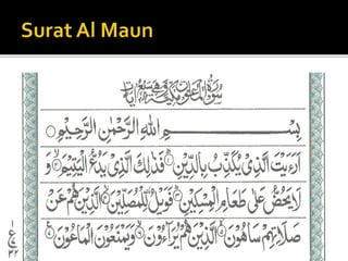 Surah al maun tema Surat Al