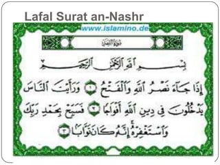 Lafal Surat an-Nashr

 