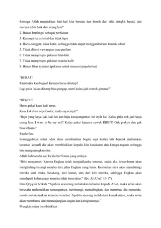 Surat cinta untuk saudariku