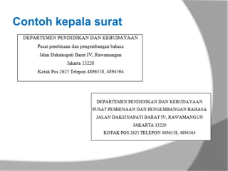 Contoh kepala surat
 