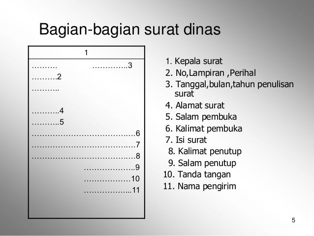 Surat dinas