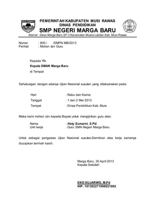 Download 89+ Contoh Surat Izin Sekolah Offline Terbaru Gratis