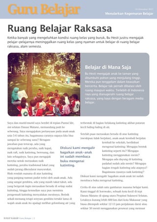 Surat Kabar Guru Belajar Edisi 1 Tahun 1