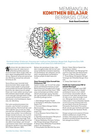 Membangun Komitmen Belajar Berbasis Otak
