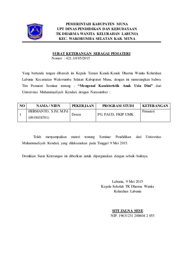 Contoh Surat Permohonan Untuk Menjadi Pembicara Contoh Surat