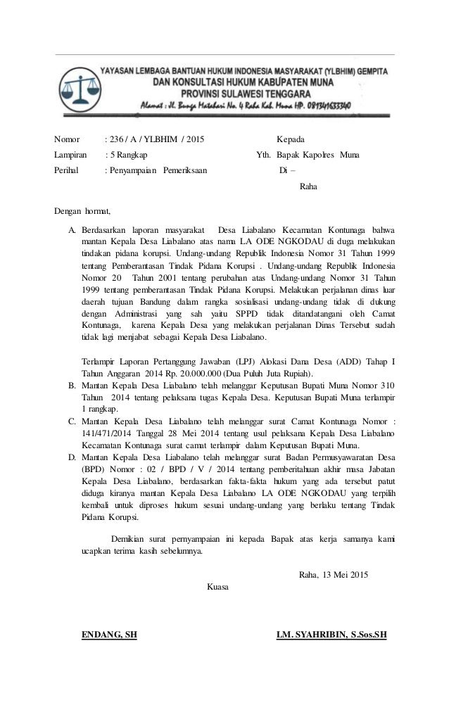 surat kuasa khusus surat kuasa khusus