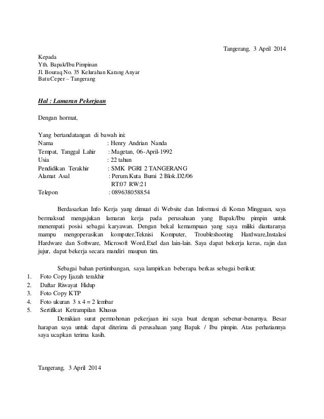 Contoh Surat Pengesahan Jawatan Di Brunei