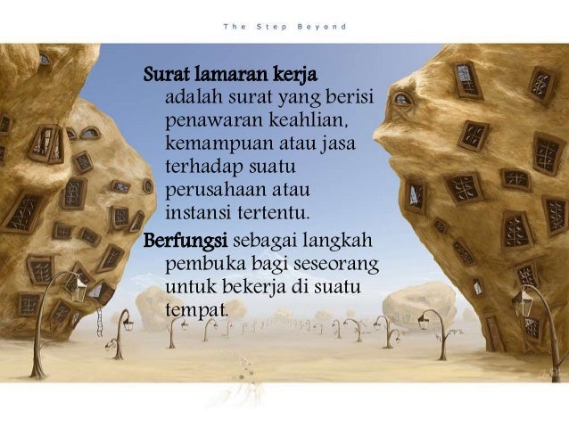 Surat lamaran kerja