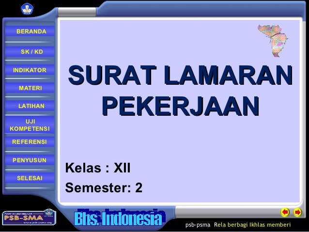 Surat lamaran pekerjaan