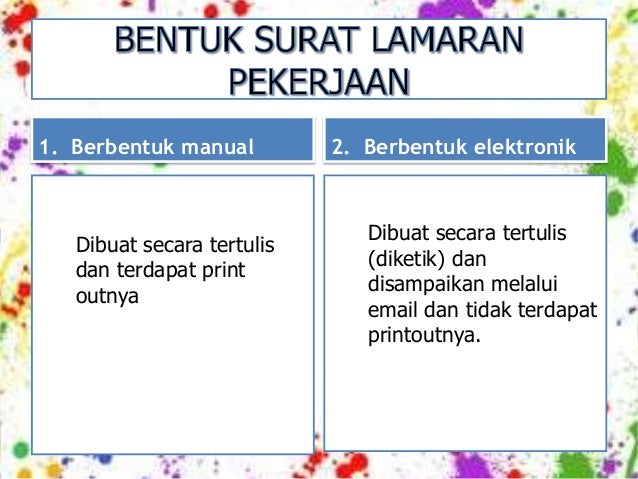 Materi Kelas XII "Surat lamaran pekerjaan"