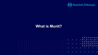 What is Munit?
 