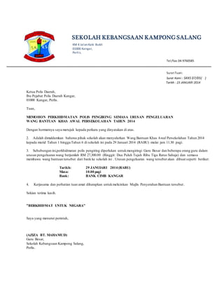 Surat Mesyuarat Agung Pibg