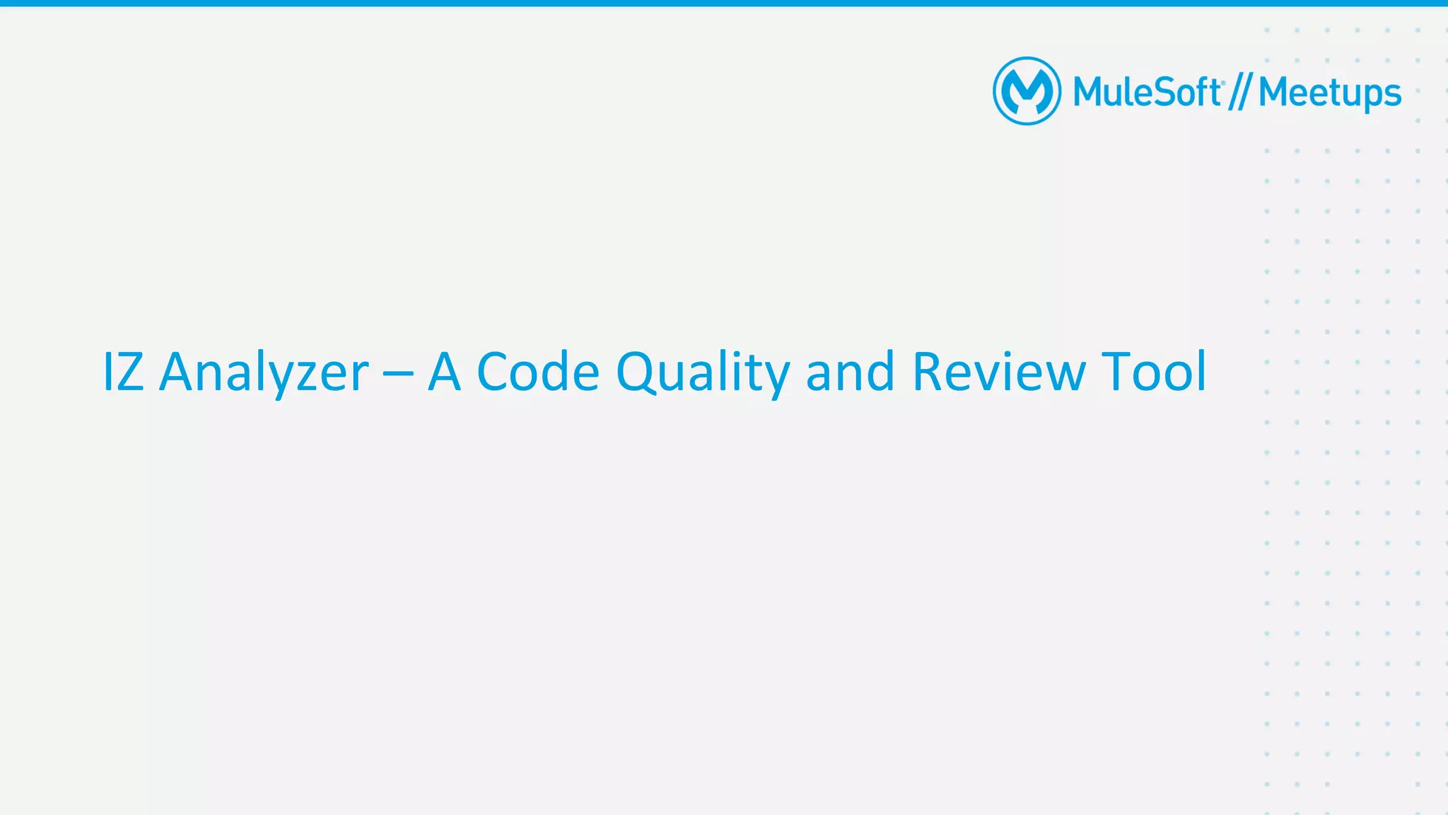 IZ Analyzer – A Code Quality and Review Tool
 