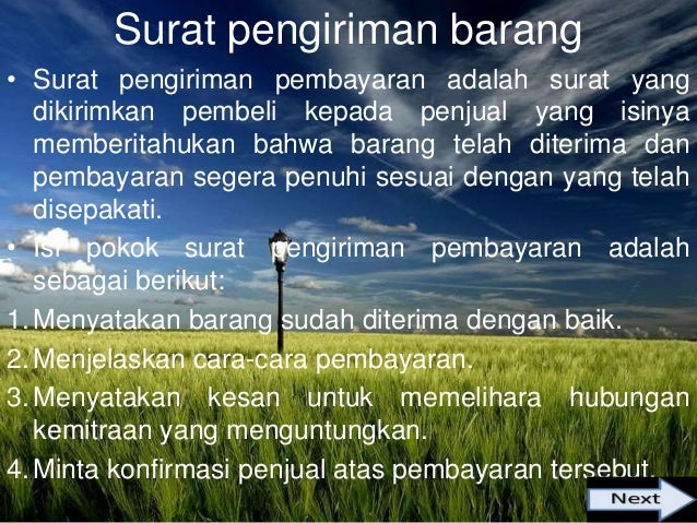 Surat Niaga