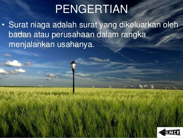 Surat Niaga
