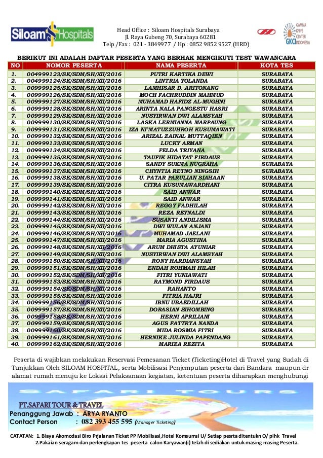  Contoh Surat Panggilan  Untuk Mengikuti Tes Wawancara