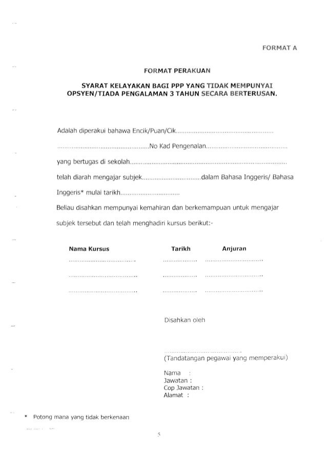 Surat Pekeliling Dalam Bahasa.inggeris