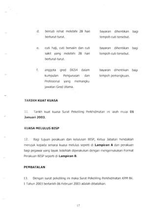 Surat Pekelilin Pelaksanaan Cuti Tahunan Pensyarah Ipg