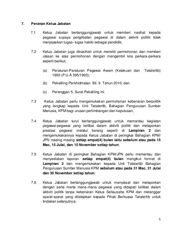 Surat pekeliling perkhidmatan kementerian pelajaran malaysia bil 2