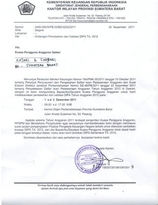 Surat Penandatanganan Dipa2012