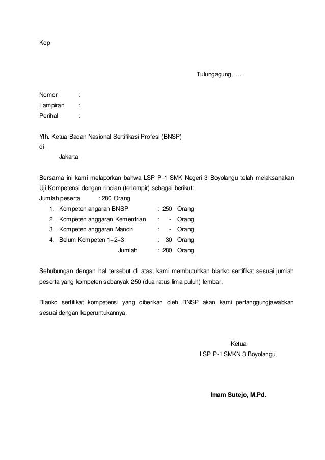 Contoh Surat Permohonan Uji Lab Material