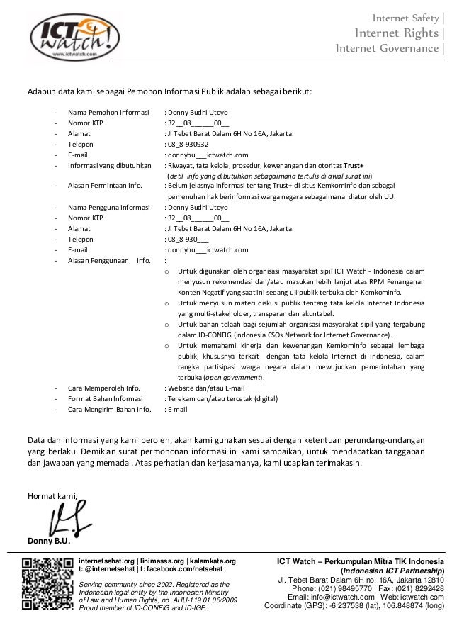 surat permohonan informasi trust positif surat permohonan informasi trust positif
