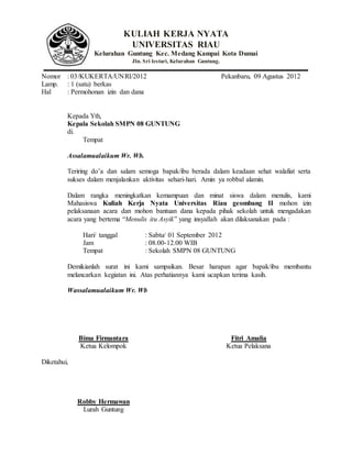 Contoh Email Laporan Kursus