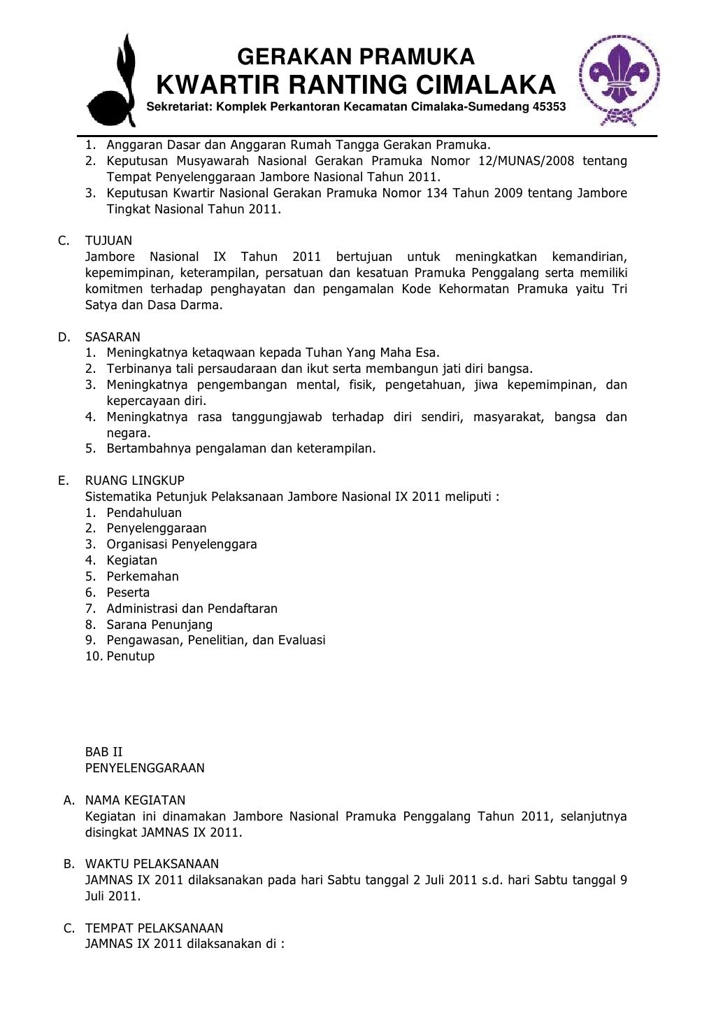 Surat pramuka