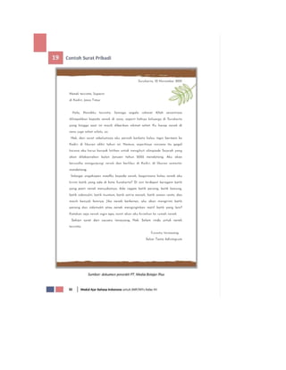 contoh pembuatan rpp SURAT PRIBADI DAN SURAT DINAS OK.doc