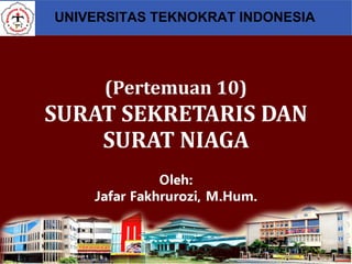 UNIVERSITAS TEKNOKRAT INDONESIA
 