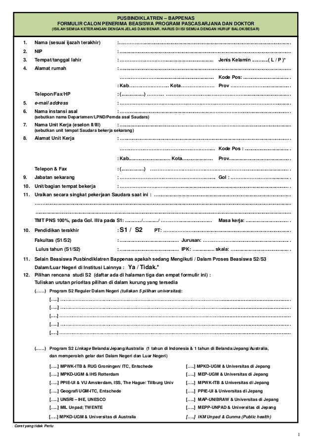 Contoh Surat Formulir Pendaftaran  Wisata Dan Info Sumbar