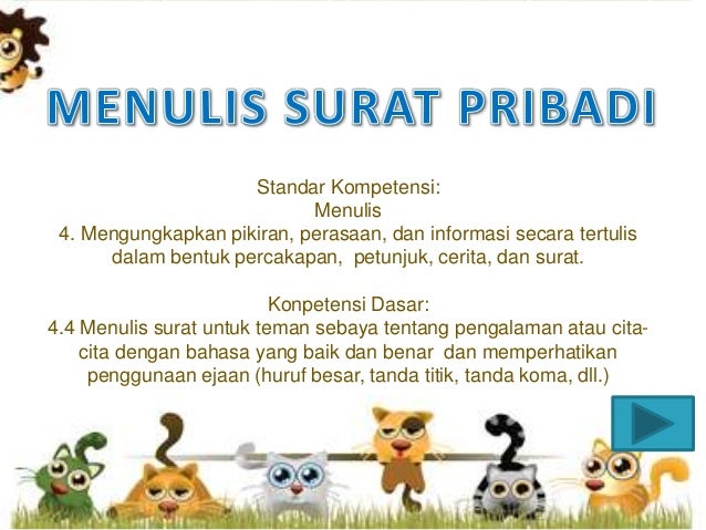 Menulis Surat Pribadi