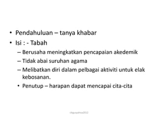 Surat tidak rasmi | PPTX