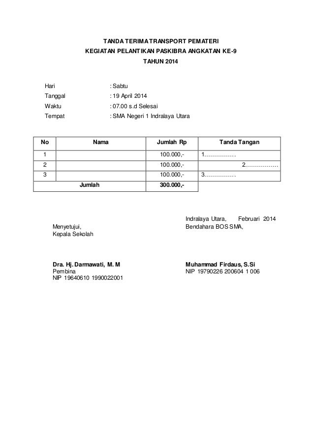 Surat Tugas Siswa Surat Tugas Siswa