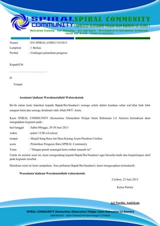 Surat Undangan