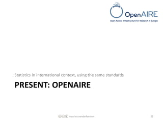 Statistics in international context, using the same standards

PRESENT: OPENAIRE


                              maurice.v...
