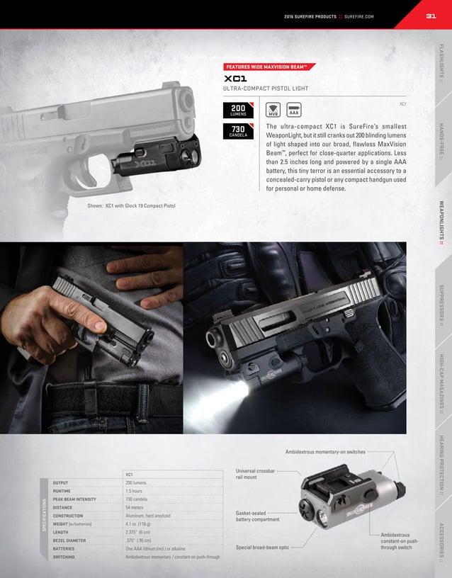 Catalogue Surefire 2016 PDF