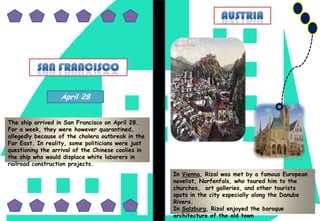 Dr. Jose Rizal's Travels | PPTX